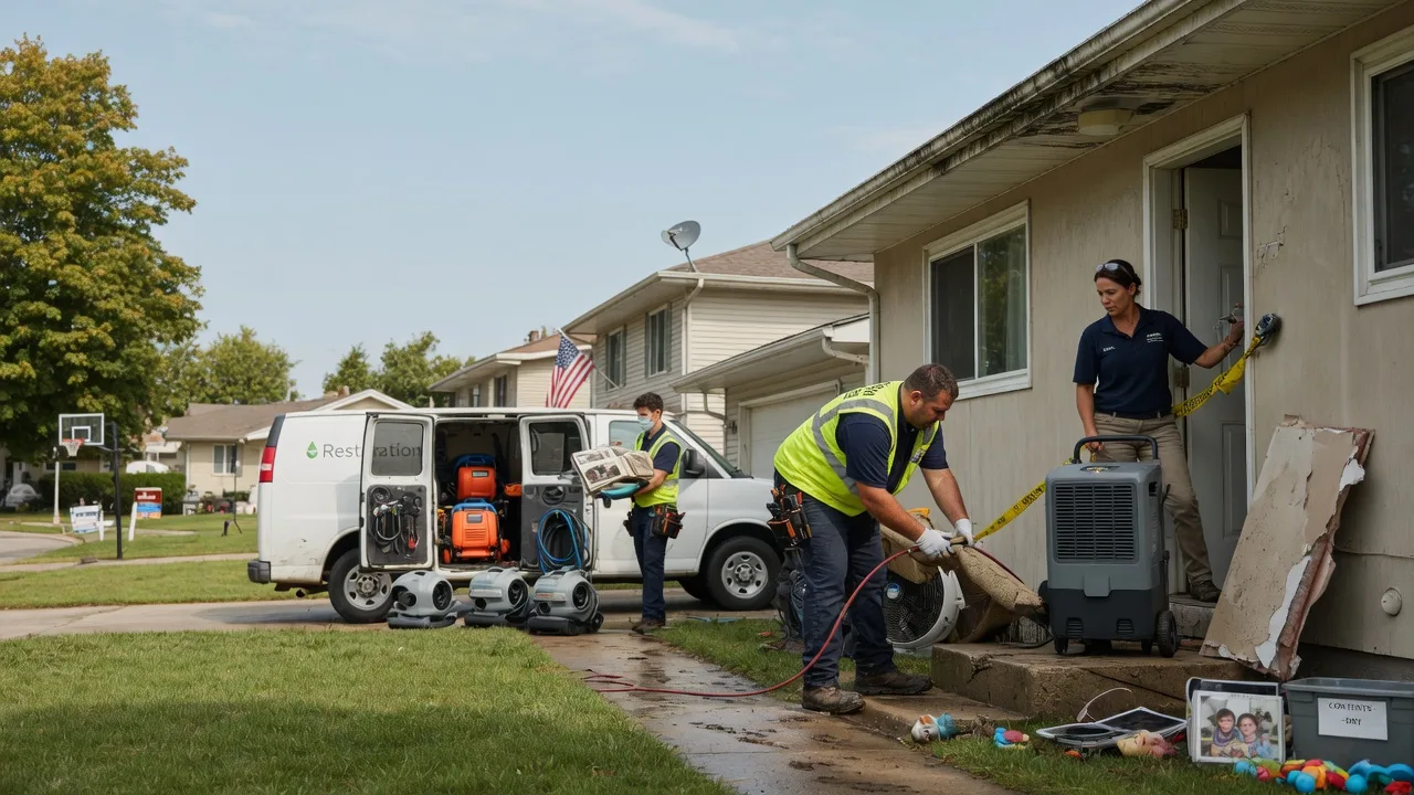 Water Damage Restoration in Lucernemines, PA near me